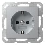 Gira E2 Wandcontactdoos 475526 Aluminium