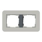 Gira E3 Afdekraam 0212422 GrijsAntraciet