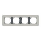 Gira E3 Afdekraam 0214422 GrijsAntraciet