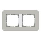 Gira E3 Afdekraam 0212412 GrijsAlpinwit