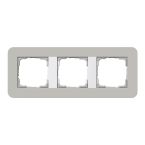 Gira E3 Afdekraam 0213412 GrijsAlpinwit