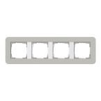 Gira E3 Afdekraam 0214412 GrijsAlpinwit