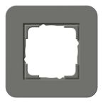 Gira E3 Afdekraam 0211413 DonkergrijsAlpinwit