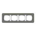 Gira E3 Afdekraam 0214413 DonkergrijsAlpinwit