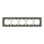 Gira E3 Afdekraam 0215413 DonkergrijsAlpinwit