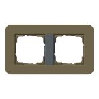 Gira E3 Afdekraam 0212426 OmberAntraciet