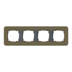 Gira E3 Afdekraam 0214426 OmberAntraciet