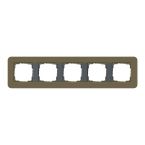 Gira E3 Afdekraam 0215426 OmberAntraciet