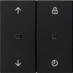 Gira eNet Bedieningstoets 5492005 Zwart mat