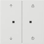 Gira eNet Bedieningstoets 5492112 Alpinwit