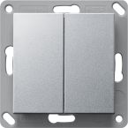 Gira Systeem 55 Draadloze wandzender 242226 Aluminium