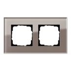 Gira Esprit Glas Afdekraam 0212122 Ombergrijs