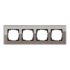 Gira Esprit Glas Afdekraam 0214122 Ombergrijs