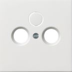 Gira F100 Centraalplaat satelliet 0869112 Alpinwit