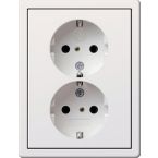 Gira F100 Wandcontactdoos 0783112 Alpinwit