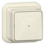 Gira Opbouw Impulsdrukker 315610 Crème