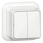 Gira Opbouw Schakelaar 310511 Alpinwit