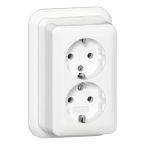 Gira Opbouw Wandcontactdoos 478011 Alpinwit