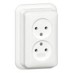 Gira Opbouw Wandcontactdoos 479111 Alpinwit
