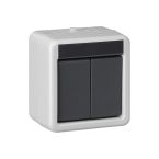 Gira Spatwaterdicht Opbouw Drukcontactbusaankoppelaar 516230