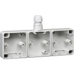 Gira Spatwaterdicht Opbouw Onderbak 007335 Grijs