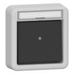 Gira Spatwaterdicht Opbouw Schakelaar 311235 Grijs