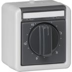 Gira Spatwaterdicht Opbouw Tijdschakelaar 032030 Grijs
