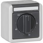 Gira Spatwaterdicht Opbouw Tijdschakelaar 032130 Grijs