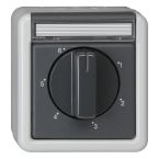 Gira Spatwaterdicht Opbouw Tijdschakelaar 032730 Grijs