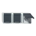 Gira Spatwaterdicht Opbouw Wandcontactdoos 478930 Grijs