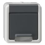 Gira Spatwaterdicht opbouw Wandcontactdoos 441430 Grijs