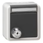 Gira Spatwaterdicht opbouw Wandcontactdoos 456930 Grijs