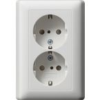 Gira Standaard 55 Wandcontactdoos 078327 Alpinwit mat