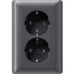 Gira Standaard 55 Wandcontactdoos 078328 Antraciet