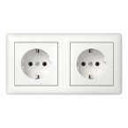 Gira Standaard 55 Wandcontactdoos 482103 Alpinwit glanzend