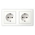 Gira Systeem 55 Wandcontactdoos 478604 Alpinwit