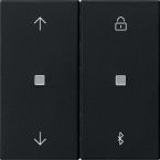 Gira Systeem 3000 Bedieningstoets 5367005 Zwart mat