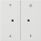 Gira Systeem 3000 Bedieningstoets 5367112 Alpinwit