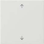 Gira Systeem 3000 Bedieningstoets 536103 Alpinwit glanzend