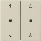 Gira Systeem 3000 Bedieningstoets 536301 Crème