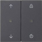 Gira Systeem 3000 Bedieningstoets 536328 Antraciet