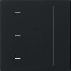 Gira Systeem 3000 Bedieningstoets 5365005 Zwart mat