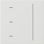 Gira Systeem 3000 Bedieningstoets 536503 Alpinwit glanzend