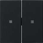 Gira Systeem 3000 Bedieningswip 5369005 Zwart mat