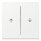 Gira Systeem 55 Bedieningswip 329403 Alpinwit glanzend