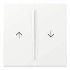 Gira Systeem 55 Bedieningswip 329427 Alpinwit mat