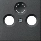 Gira Systeem 55 Centraalplaat satelliet 086928 Antraciet