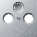 Gira Systeem 55 Centraalplaat satelliet 086926 Aluminium