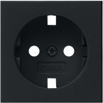 OUTLET Gira Systeem 55 Centraalplaat stopcontact 0920005 Zwart mat