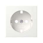 Gira Systeem 55 Centraalplaat stopcontact 492003 Alpinwit glanzend